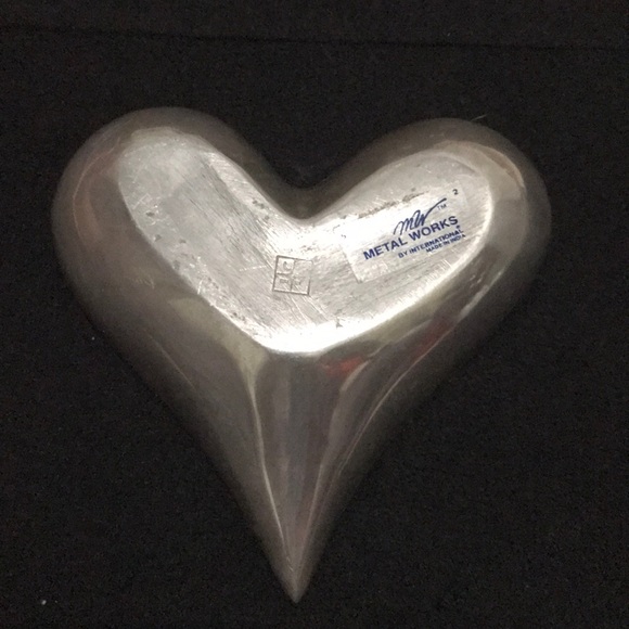 VINTAGE METAL WORKS CANDY DISH - Picture 2 of 2